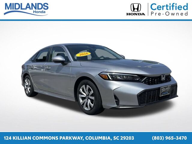 2026 Honda Civic Sedan 2WD LX