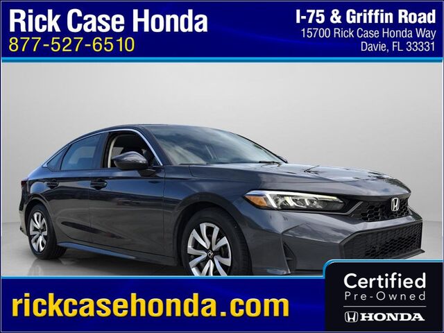 2025 Honda Civic Sedan 4D LX