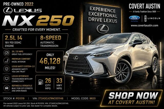 2022 Lexus NX 250 Base