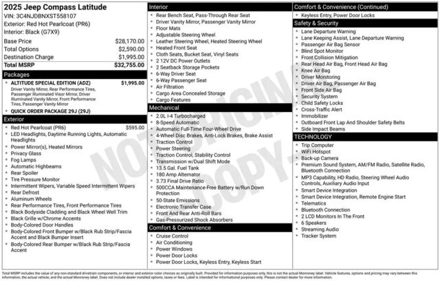 2025 Jeep Compass Latitude