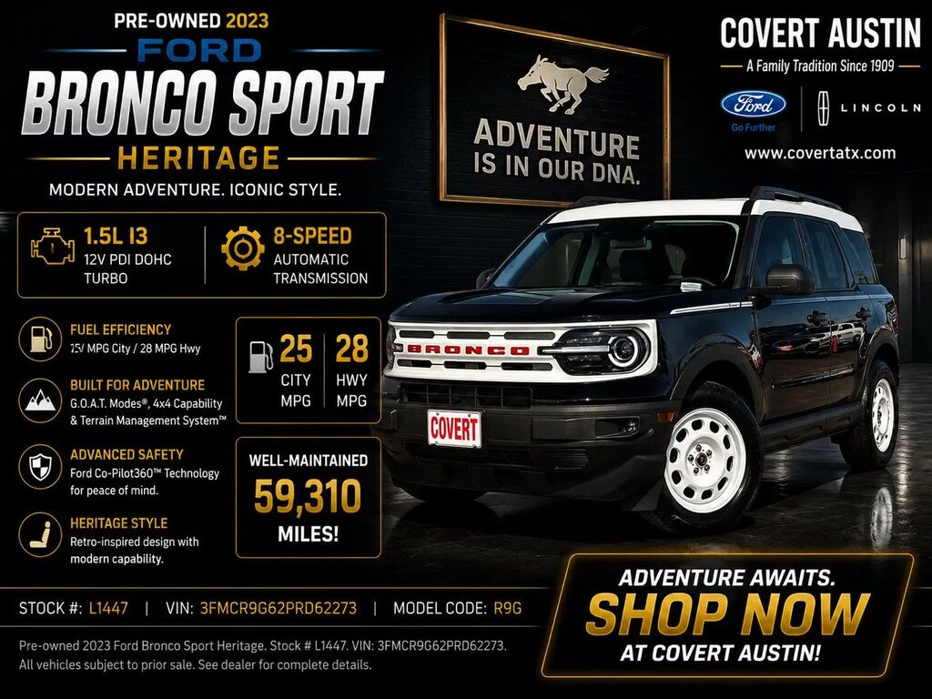 2023 Ford Bronco Sport Heritage — photo 1 of 13