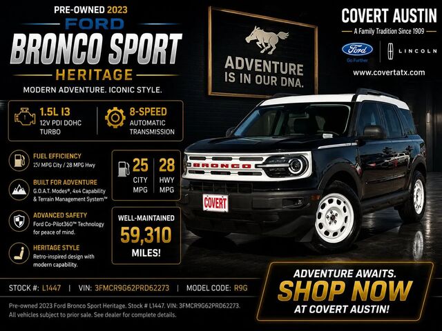 2023 Ford Bronco Sport Heritage