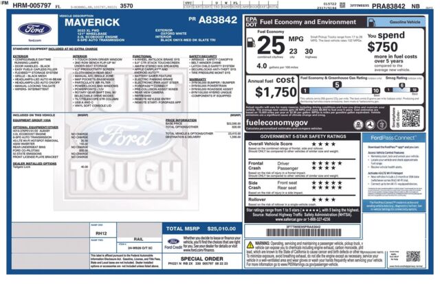 2023 Ford Maverick XL
