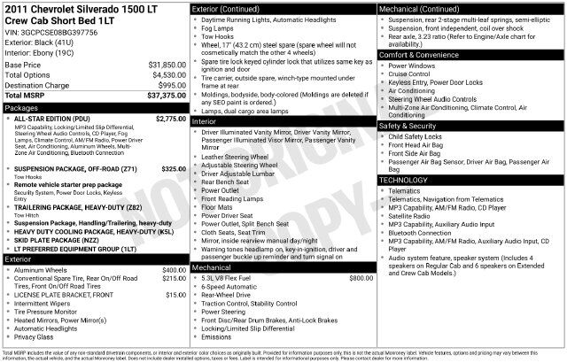 2011 Chevrolet Silverado 1500 LT