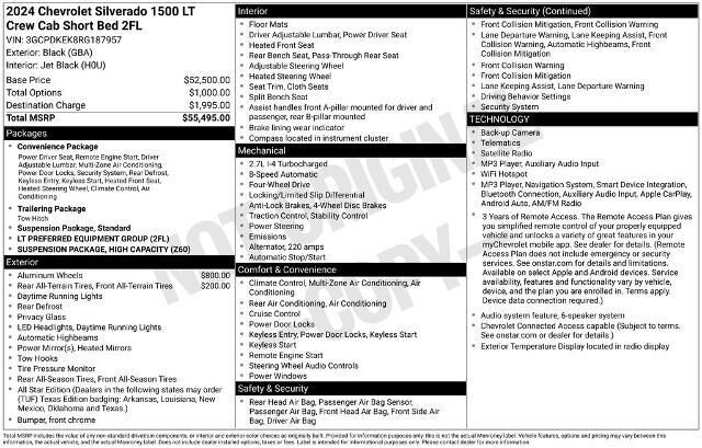 2024 Chevrolet Silverado 1500 LT