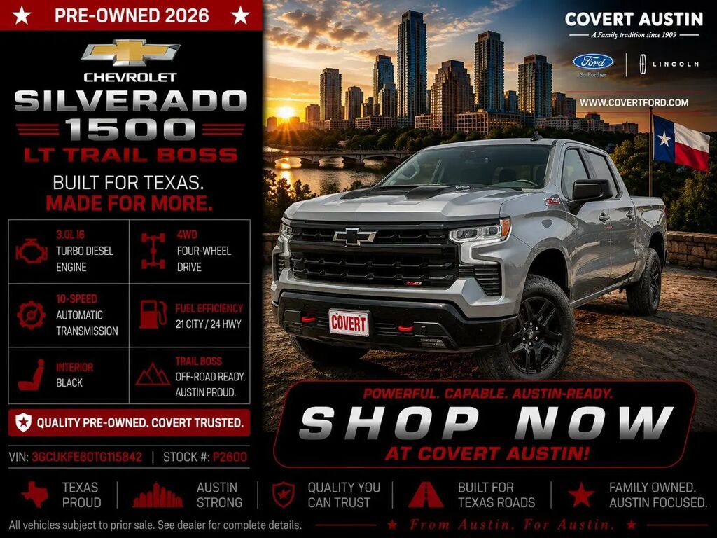 2026 Chevrolet Silverado 1500 LT Trail Boss — photo 1 of 13