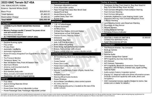 2023 GMC Terrain SLT