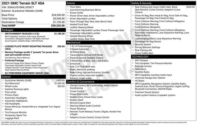 2021 GMC Terrain SLT