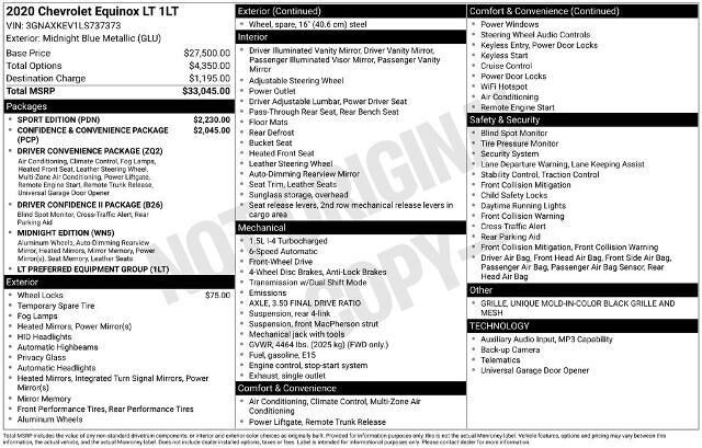 2020 Chevrolet Equinox LT