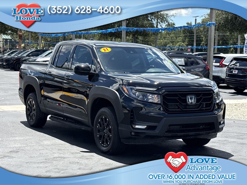2021 Honda Ridgeline AWD SPORT — photo 1 of 7