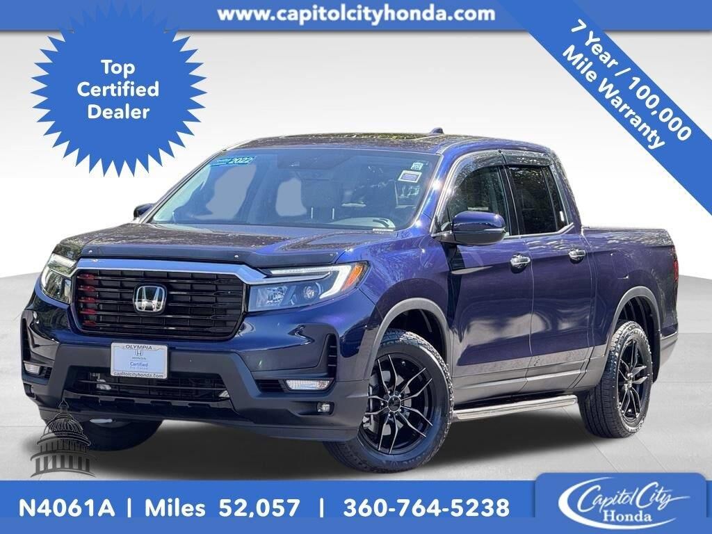 2022 Honda Ridgeline RTL-E — photo 1 of 13