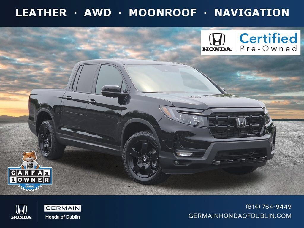 2024 Honda Ridgeline AWD BLACK EDITION — photo 1 of 7