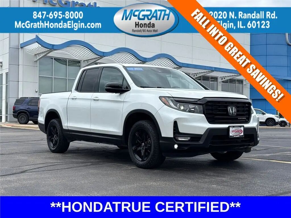 2022 Honda Ridgeline Black Edition — photo 1 of 13