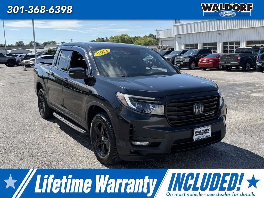 2022 Honda Ridgeline Black Edition — photo 1 of 13