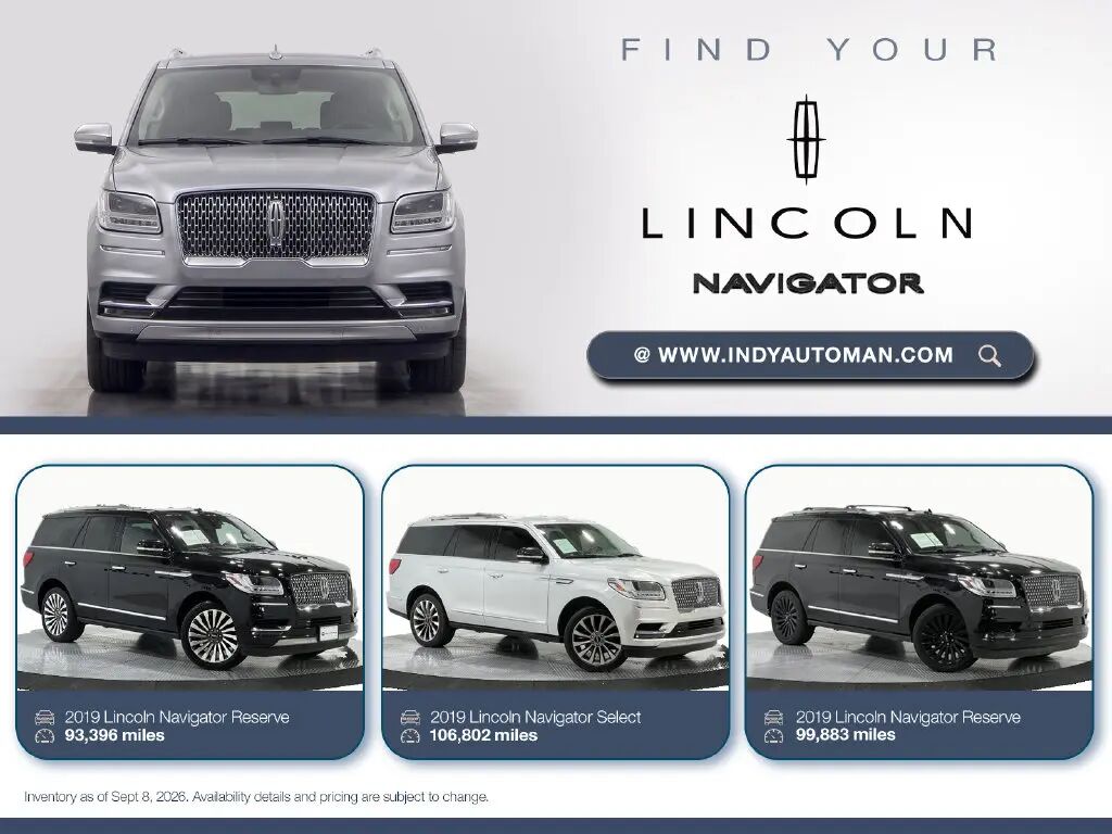 2019 Lincoln Navigator Reserve — photo 1 of 2