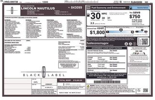 2024 Lincoln Nautilus Hybrid Black Label