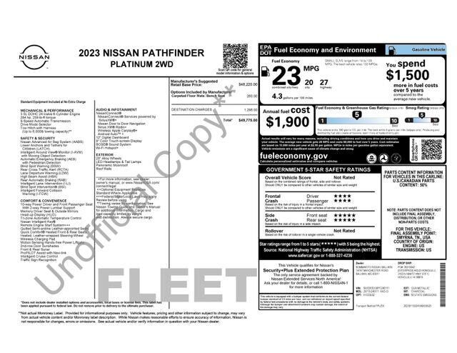 2023 Nissan Pathfinder Platinum