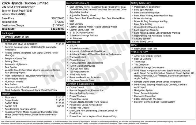 2024 Hyundai TUCSON Limited