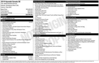 2019 Hyundai SONATA SE