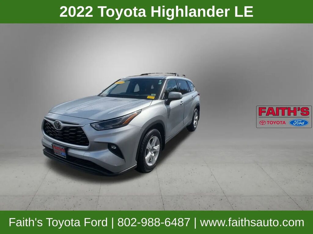 2022 Toyota Highlander LE — photo 1 of 13