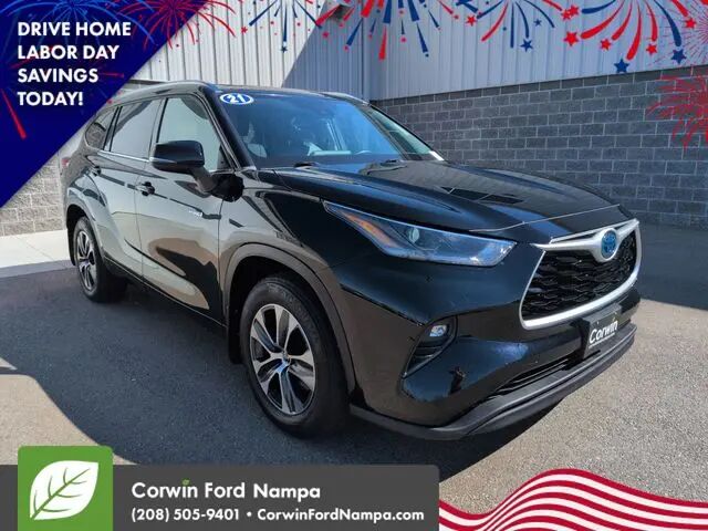 2021 Toyota Highlander Hybrid XLE — photo 1 of 13