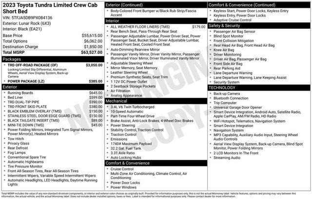 2023 Toyota Tundra 4WD Limited