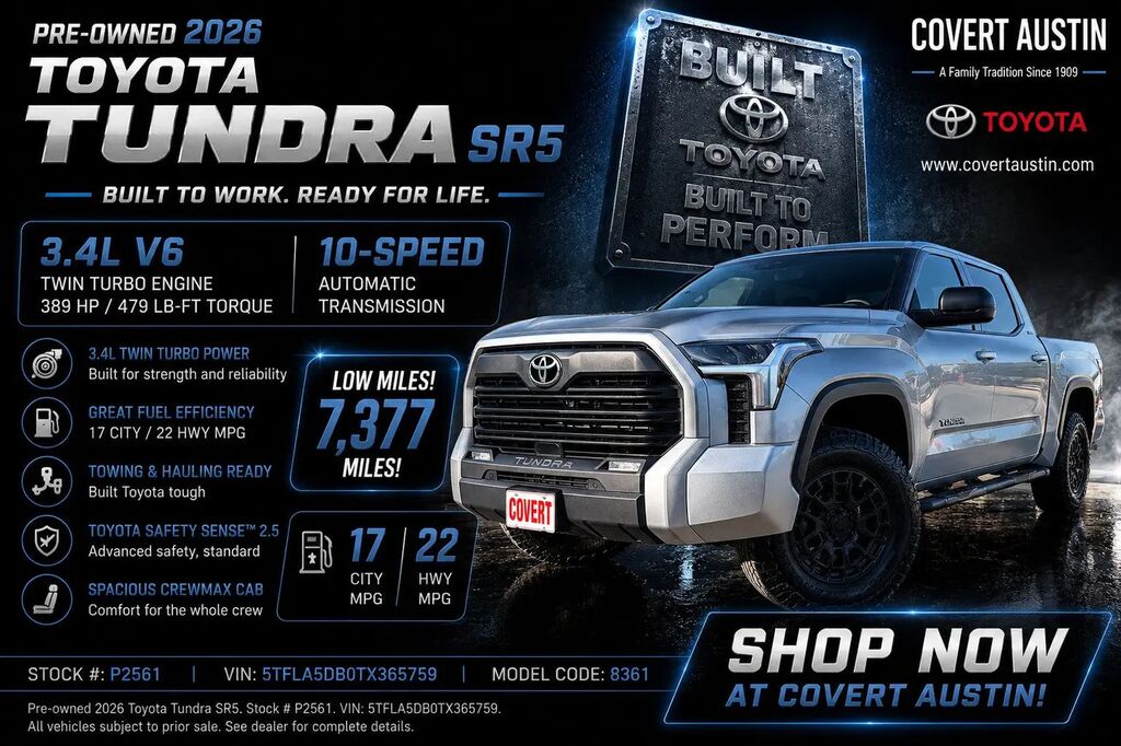 2026 Toyota Tundra SR5 — photo 1 of 13