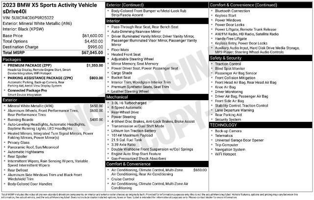 2023 BMW X5 sDrive40i — photo 1 of 16