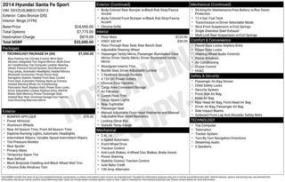 2014 Hyundai SANTA FE Sport 2.4L