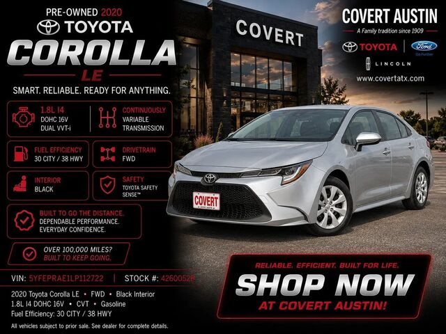 2020 Toyota Corolla LE