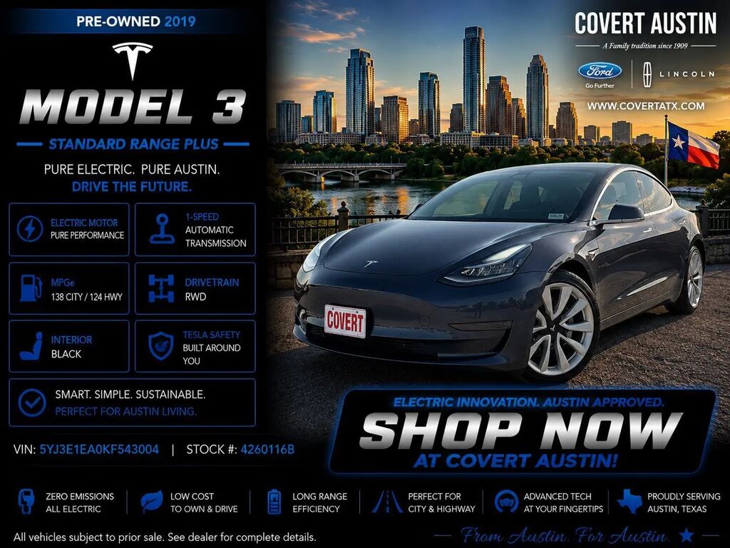 2019 Tesla Model 3 Standard Range