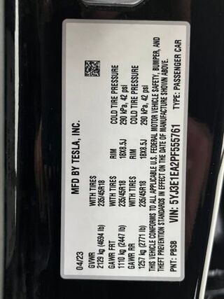 2023 Tesla Model 3 Base