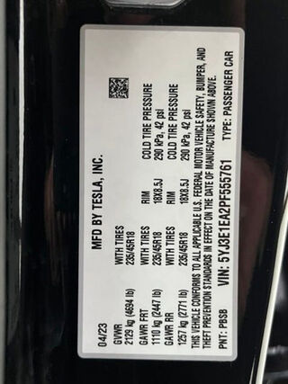 2023 Tesla Model 3 Base