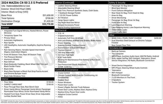 2024 Mazda CX-50 2.5 S Preferred