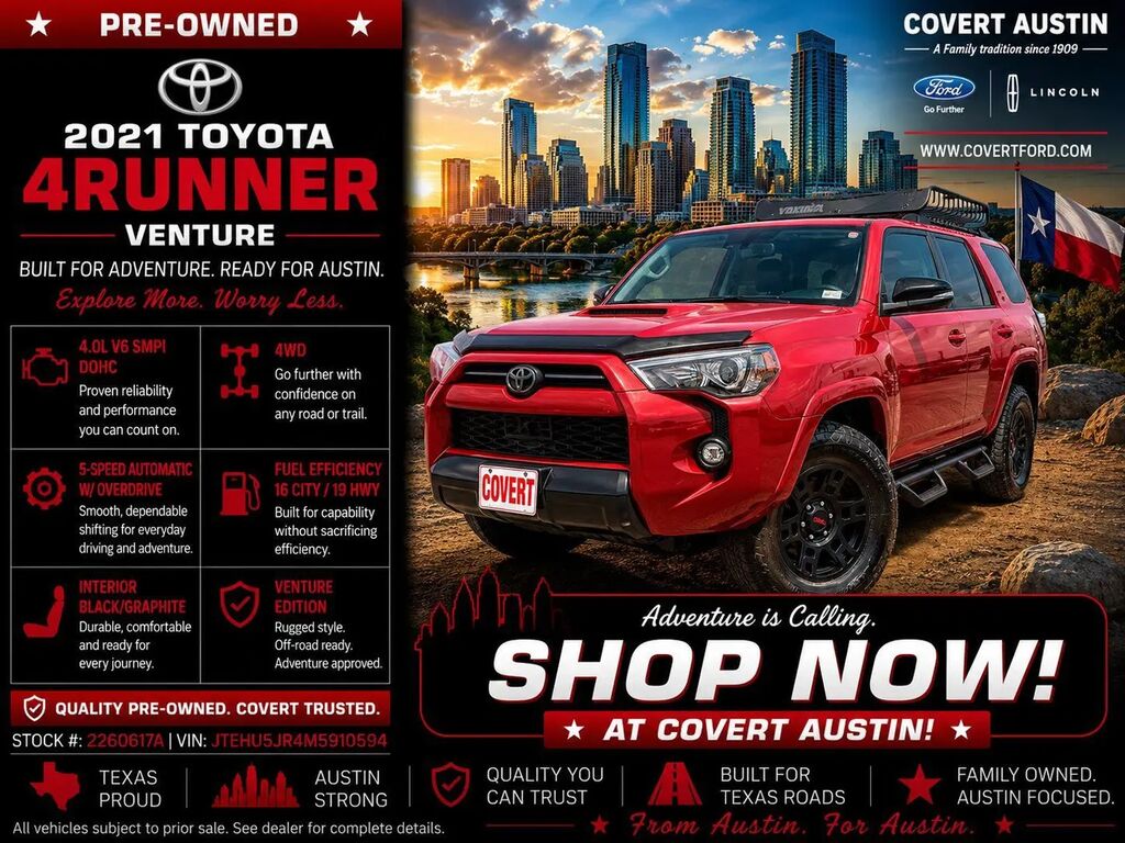 2021 Toyota 4Runner Venture Edition — photo 1 of 13