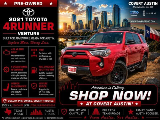 2021 Toyota 4Runner Venture Edition