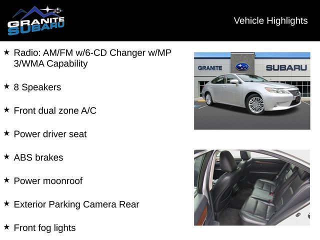 2013 Lexus ES 350 350