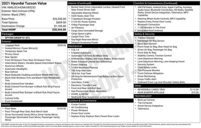 2021 Hyundai Tucson Value
