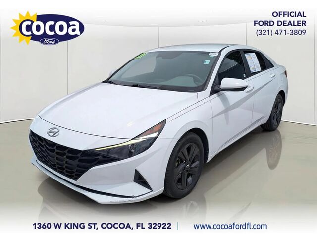 2021 Hyundai ELANTRA Hybrid Blue
