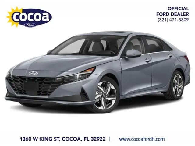2021 Hyundai ELANTRA Hybrid Blue