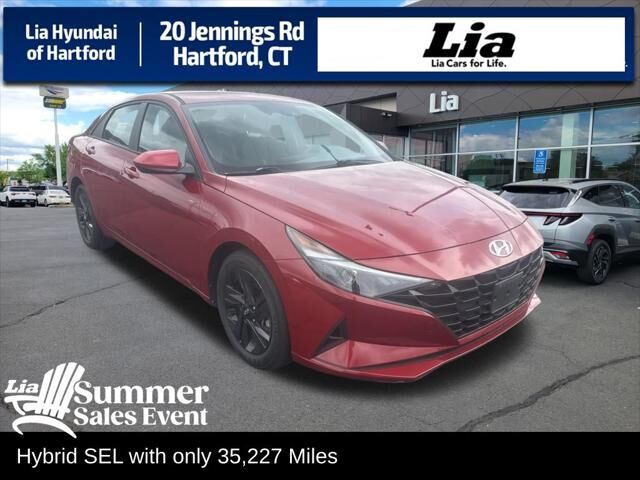 2021 Hyundai ELANTRA Hybrid Blue