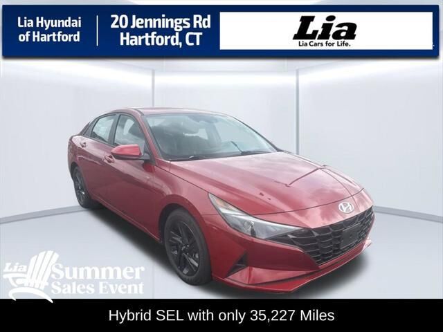 2021 Hyundai ELANTRA Hybrid Blue
