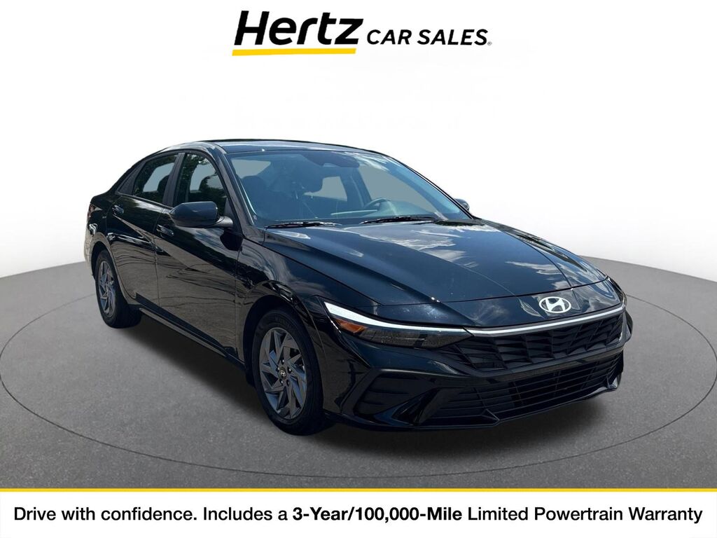 2026 Hyundai Elantra Hybrid Blue — photo 1 of 4