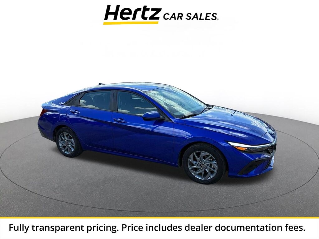 2026 Hyundai Elantra Hybrid Blue — photo 1 of 4