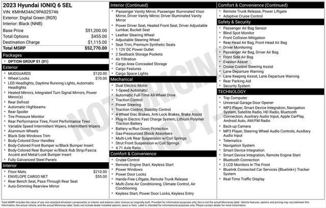 2023 Hyundai IONIQ 6 SEL