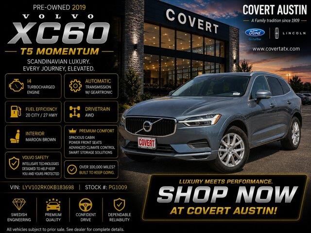 2019 Volvo XC60 T5 Momentum — photo 1 of 5