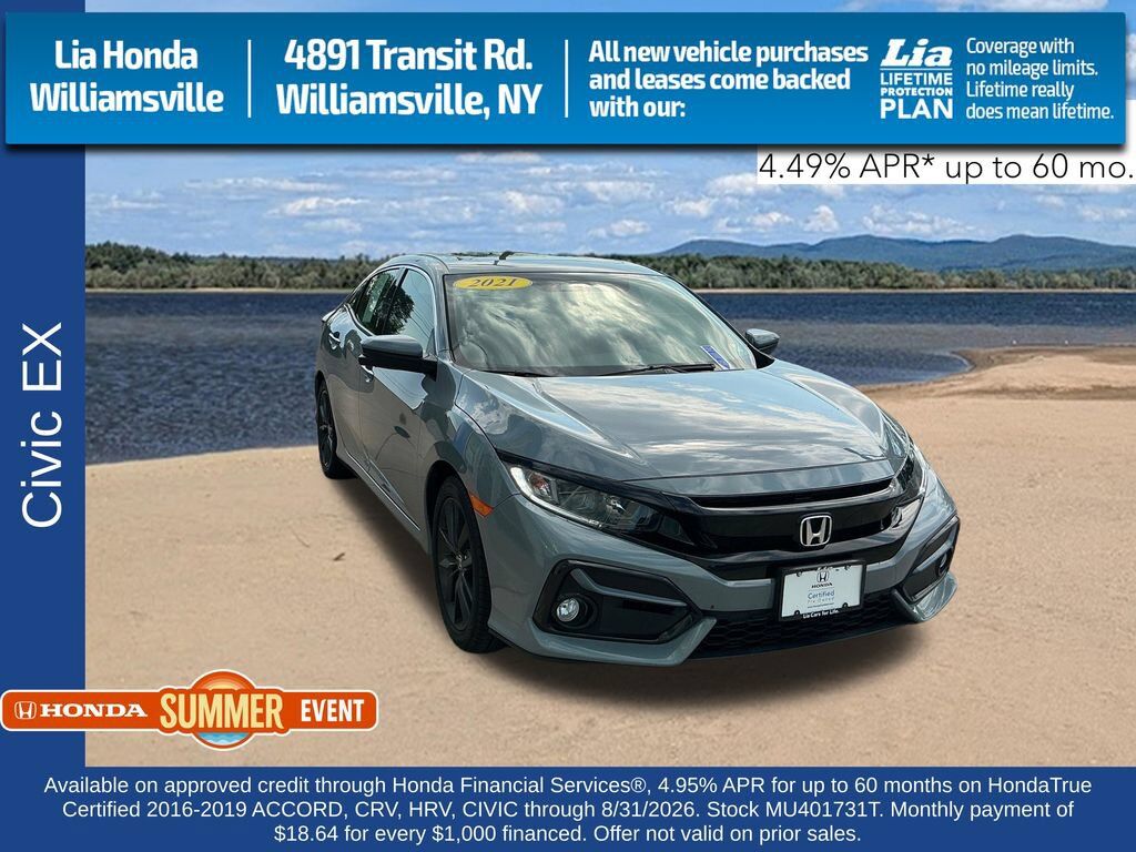 2021 Honda Civic Hatchback EX — photo 1 of 7