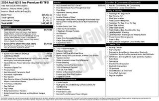 2024 Audi Q3 quattro S line Premium 45 TFSI