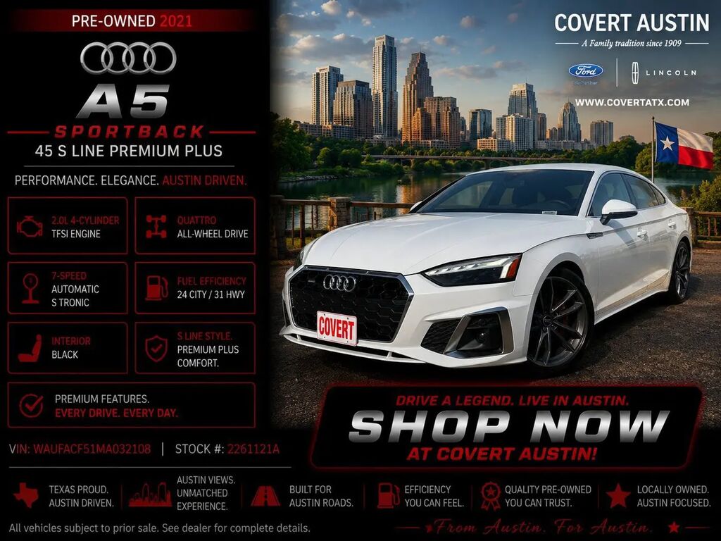 2021 Audi A5 Sportback quattro Premium Plus 45 TFSI
