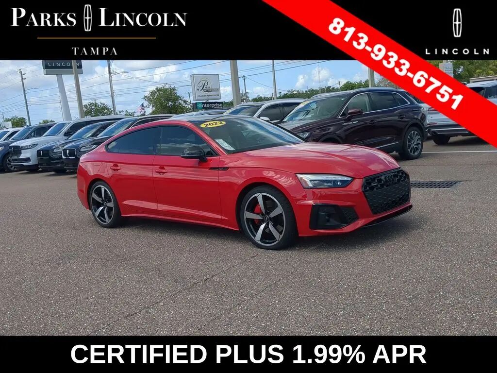 2022 Audi A5 Sportback quattro S line Prem Plus 45 TFSI